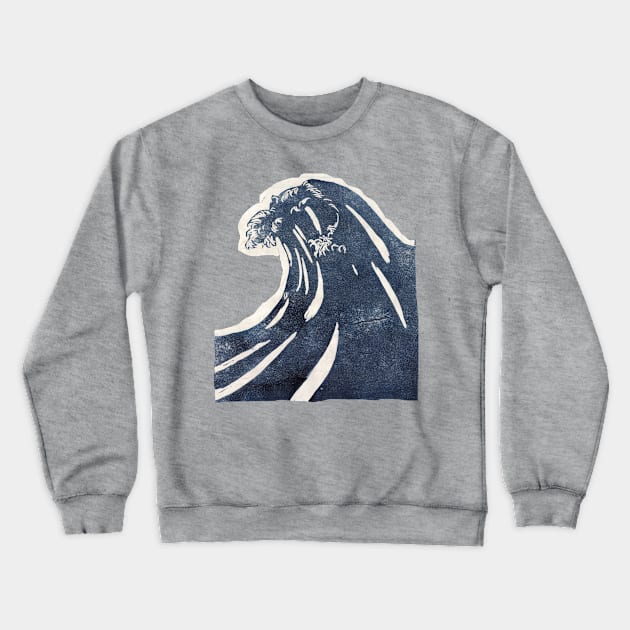 Wave Crewneck Sweatshirt by KO DZIGNS